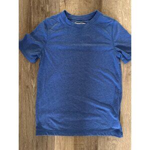 Magellan fish gear moisture wicking blue tshirt youth size small